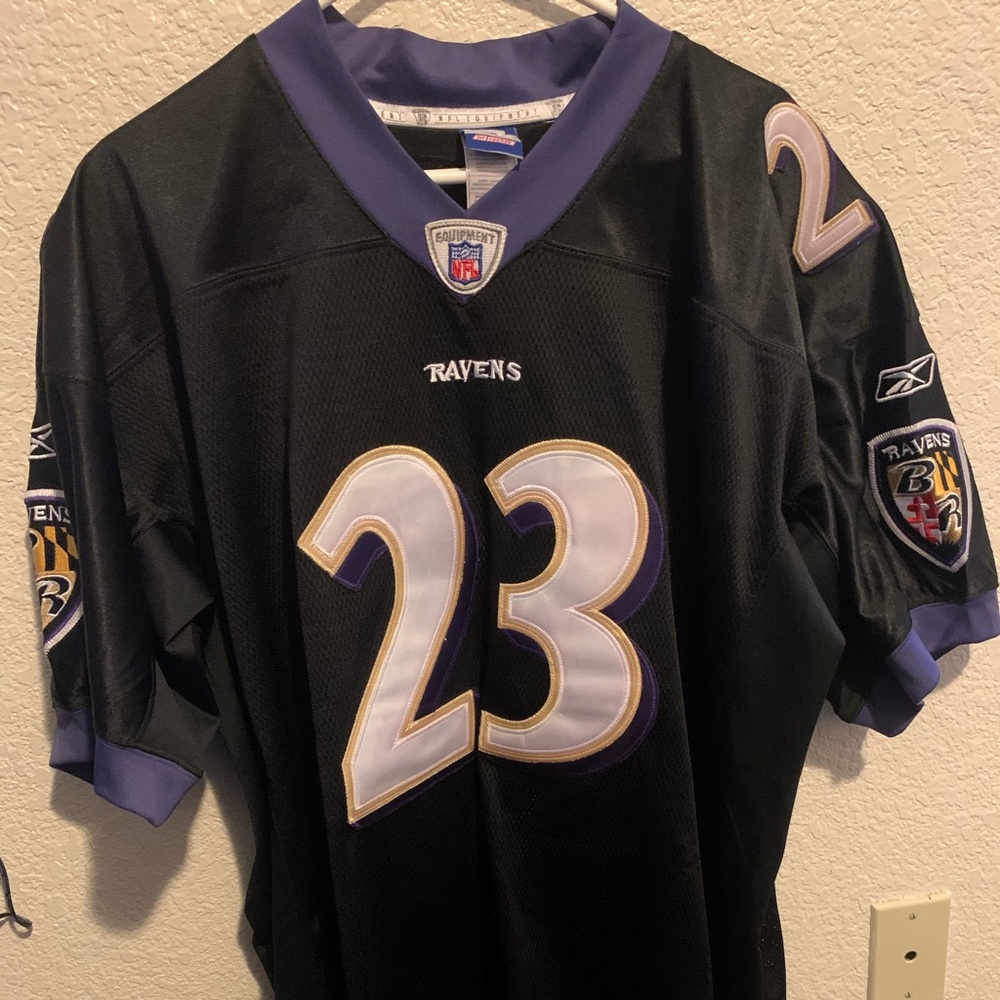 Baltimore Ravens On Field Willis McGahee Jersey